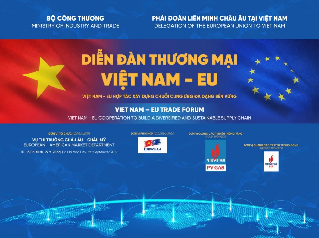 Diễn đàn thương mại Việt Nam - EU:  Hợp tác xây dựng chuỗi cung ứng đa dạng bền vững