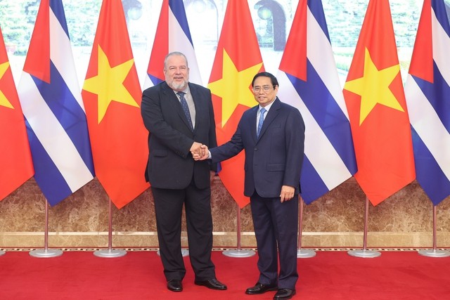 Chuyến thăm hữu nghị chính thức Việt Nam của Thủ tướng Cuba Manuel Marrero Cruz nhằm triển khai các nội dung thỏa thuận đạt được giữa lãnh đạo cấp cao hai nước, tiếp nối và phát triển quan hệ đặc biệt Việt Nam-Cuba
