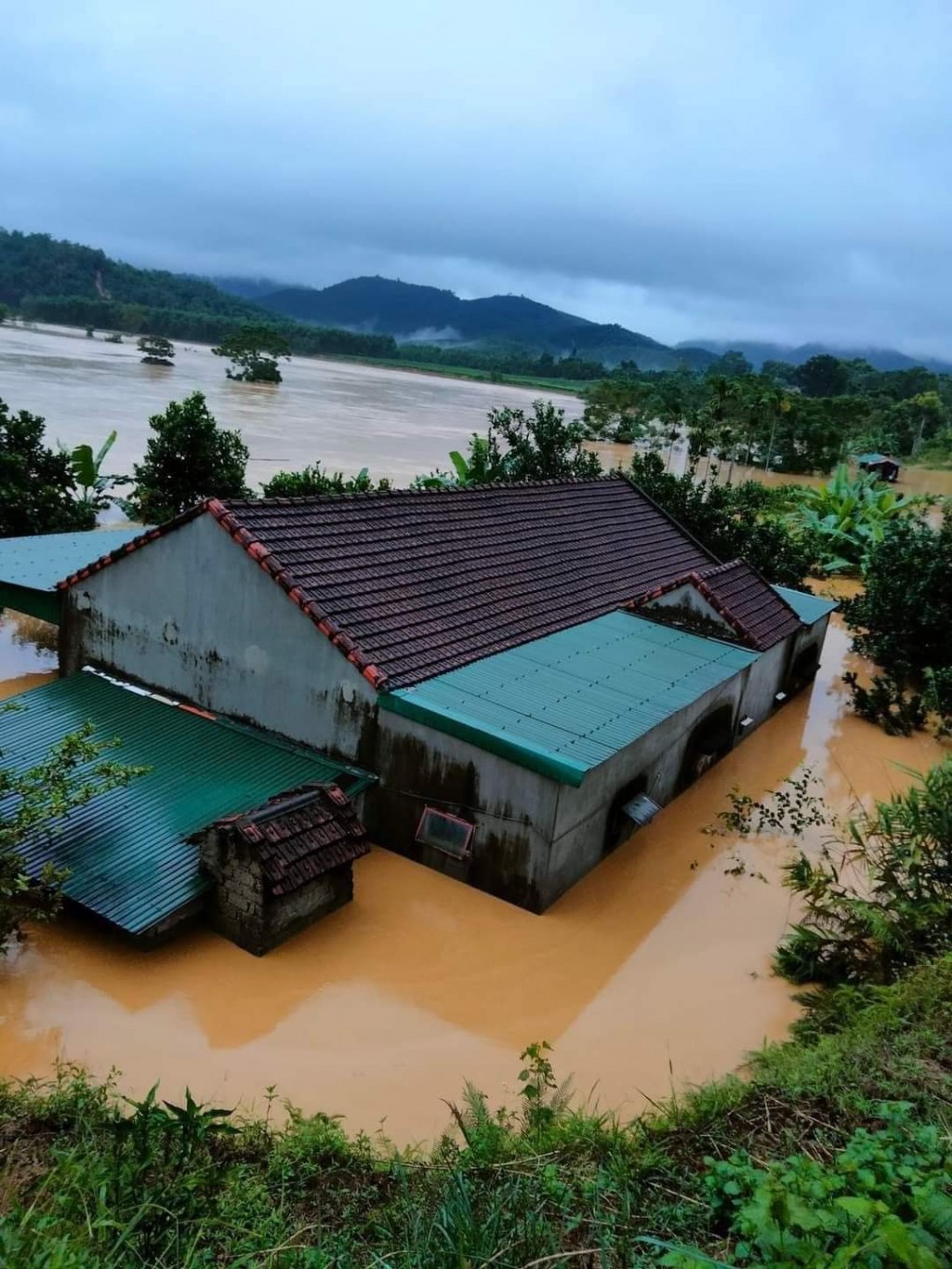 Nghệ An: Nhiều xóm làng ngập chìm trong nước