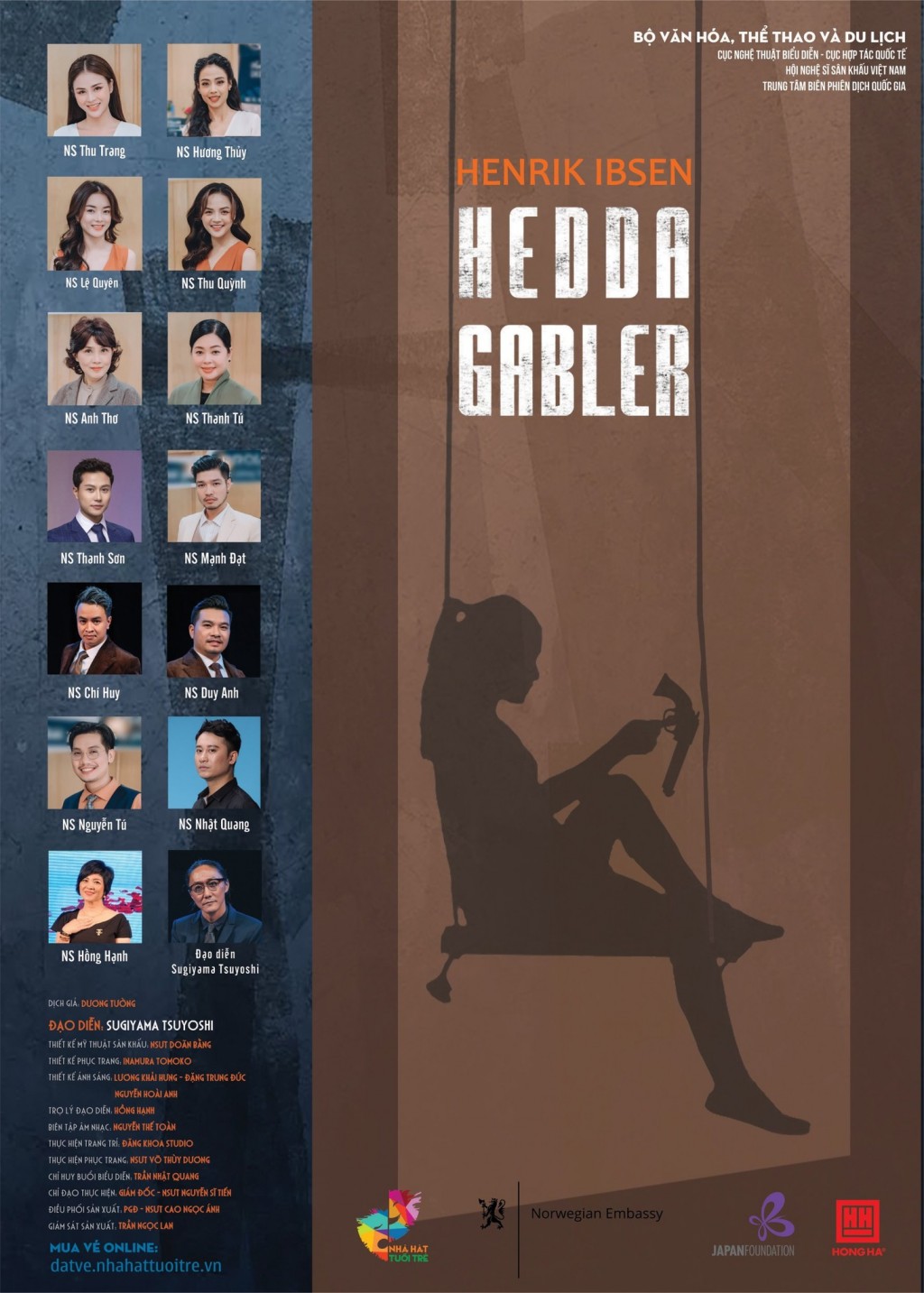 Nhà hát Tuổi trẻ tiếp tục giải mã kiệt tác của Henrik Ibsen với vở kịch “Hedda Gabler”