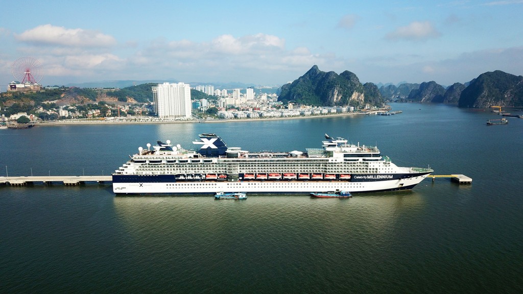 Cảng tàu khách quốc tế Hạ Long - một trong ba đại dự án hạ tầng được đầu tư bởi Tập đoàn Sun Group