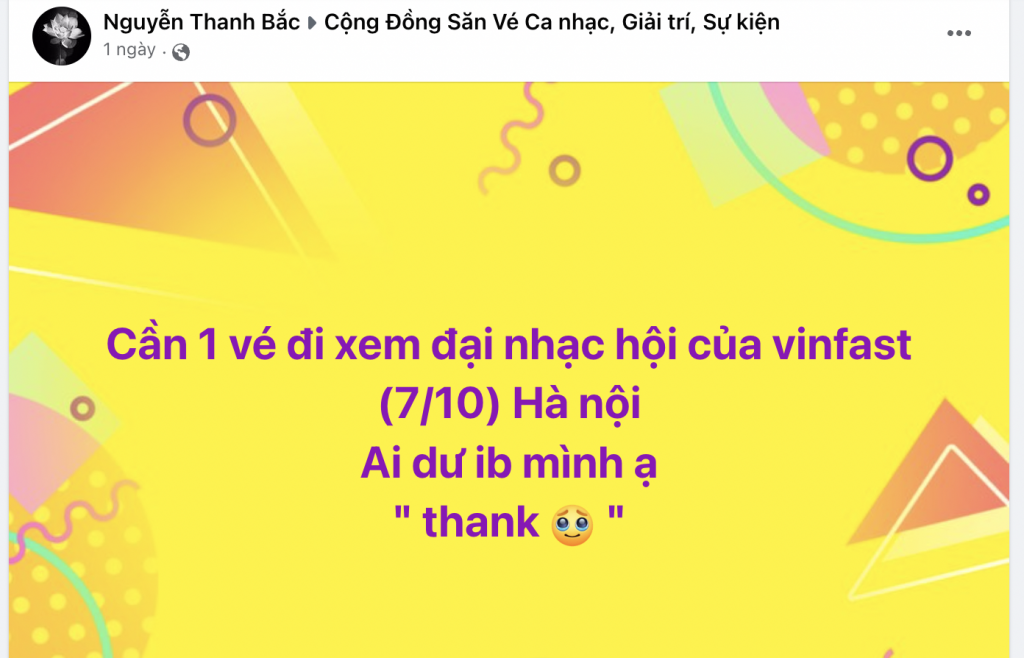 Cộng đồng yêu xe hào hứng “khoe” vé đại nhạc hội VinFast