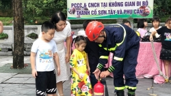 Thị xã Sơn Tây tuyên truyền phòng cháy chữa cháy cho phụ huynh, học sinh