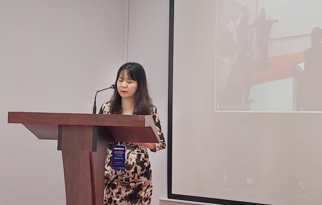 PGS. TS Võ Thị Thúy Anh – Phó hiệu trưởng trường Đại học Kinh tế - Đại học Đà Nẵng phát biểu tại Hội thảo