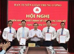 Ông Tống Văn Thanh được bổ nhiệm giữ chức Vụ trưởng Vụ BC-XB, Ban Tuyên giáo Trung ương