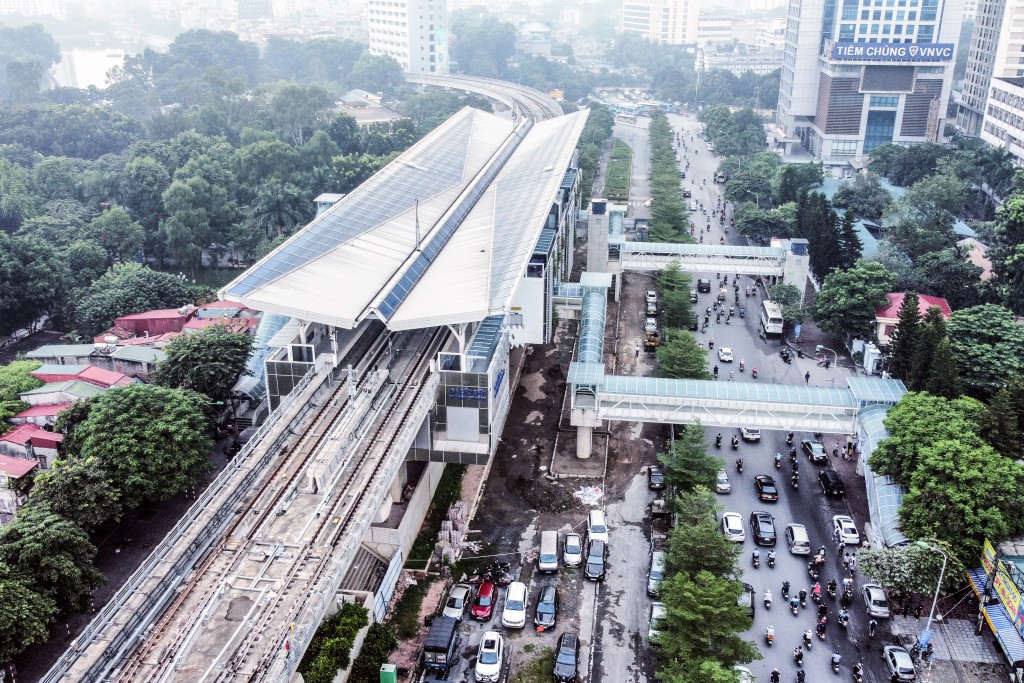 Hà Nội khởi công dự án giúp hành khách dễ tiếp cận đường sắt đô thị Nhổn - Ga Hà Nội