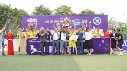 Giải bóng đá "Báo chí đồng hành cùng doanh nghiệp" năm 2022 đã tìm ra nhà vô địch xứng đáng