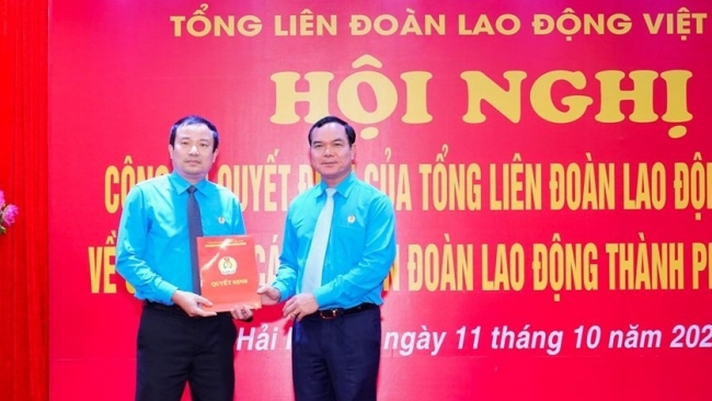 Liên đoàn Lao động thành phố Hải Phòng có tân Chủ tịch