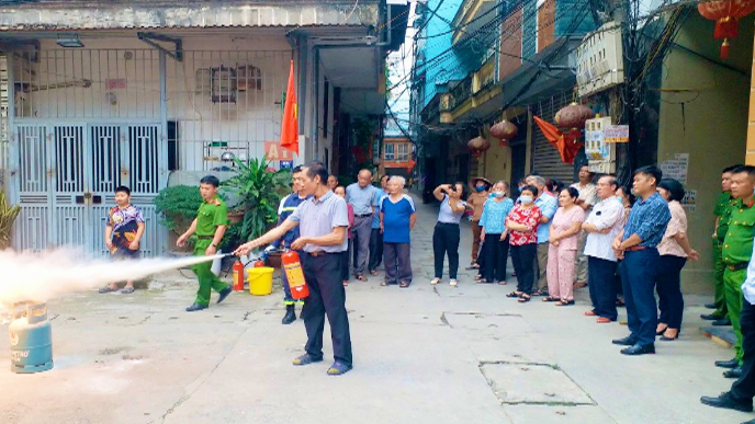 Mô hình tổ liên gia chủ động phòng ngừa, giảm thiểu sự cố cháy nổ