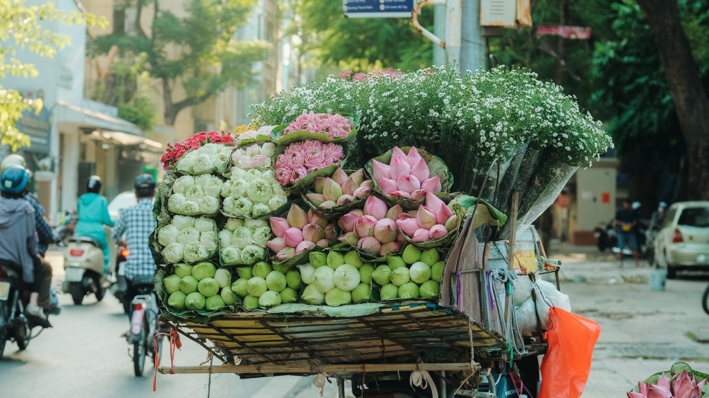 Không ai có thể biết được những chiếc xe đạp chở hoa như thế này xuất hiện từ khi nào ở Hà Nội. Trong ký ức của nhiều người đã có chúng Không ai có thể biết được những chiếc xe đạp chở hoa như thế này xuất hiện từ khi nào ở Hà Nội. Trong ký ức của nhiều người đã có chúng
