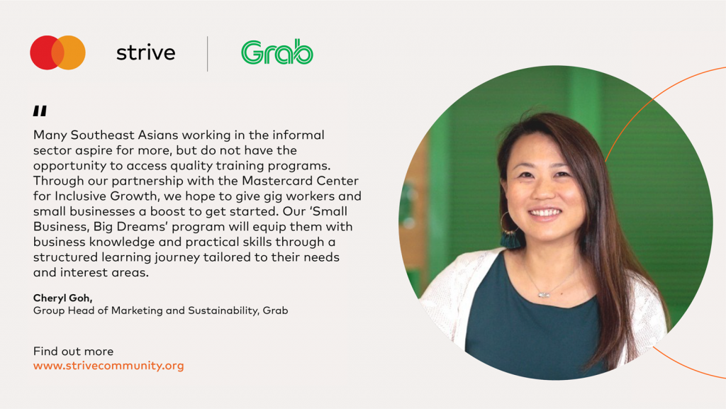 Bà Cheryl Goh, Phó Chủ tịch phụ trách bộ phận Tiếp thị & Phát triển bền vững, Grab