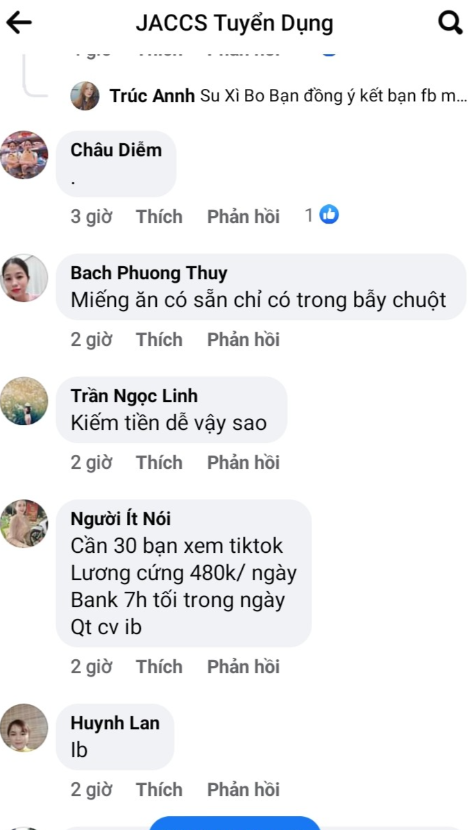 Dù được cảnh báo nhưng nhiều người trẻ vẫn sập bãy 