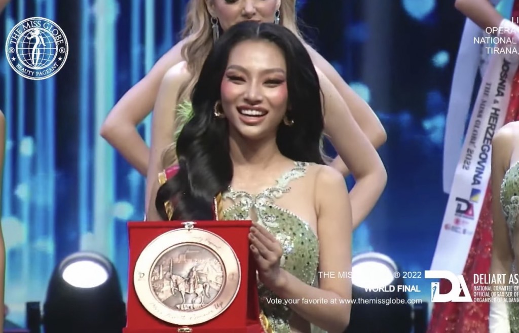 Lâm Thu Hồng đạt danh hiệu Á hậu 4 của The Miss Globe 2022