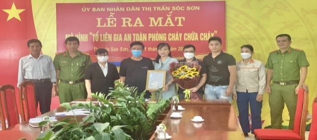 Tổ Liên gia an toàn về PCCC thị trấn Sóc Sơn