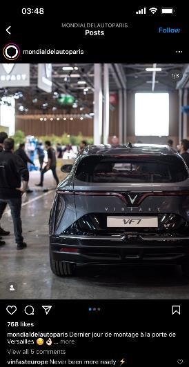 Hé lộ “bom tấn” VinFast mang tới Paris Motor Show