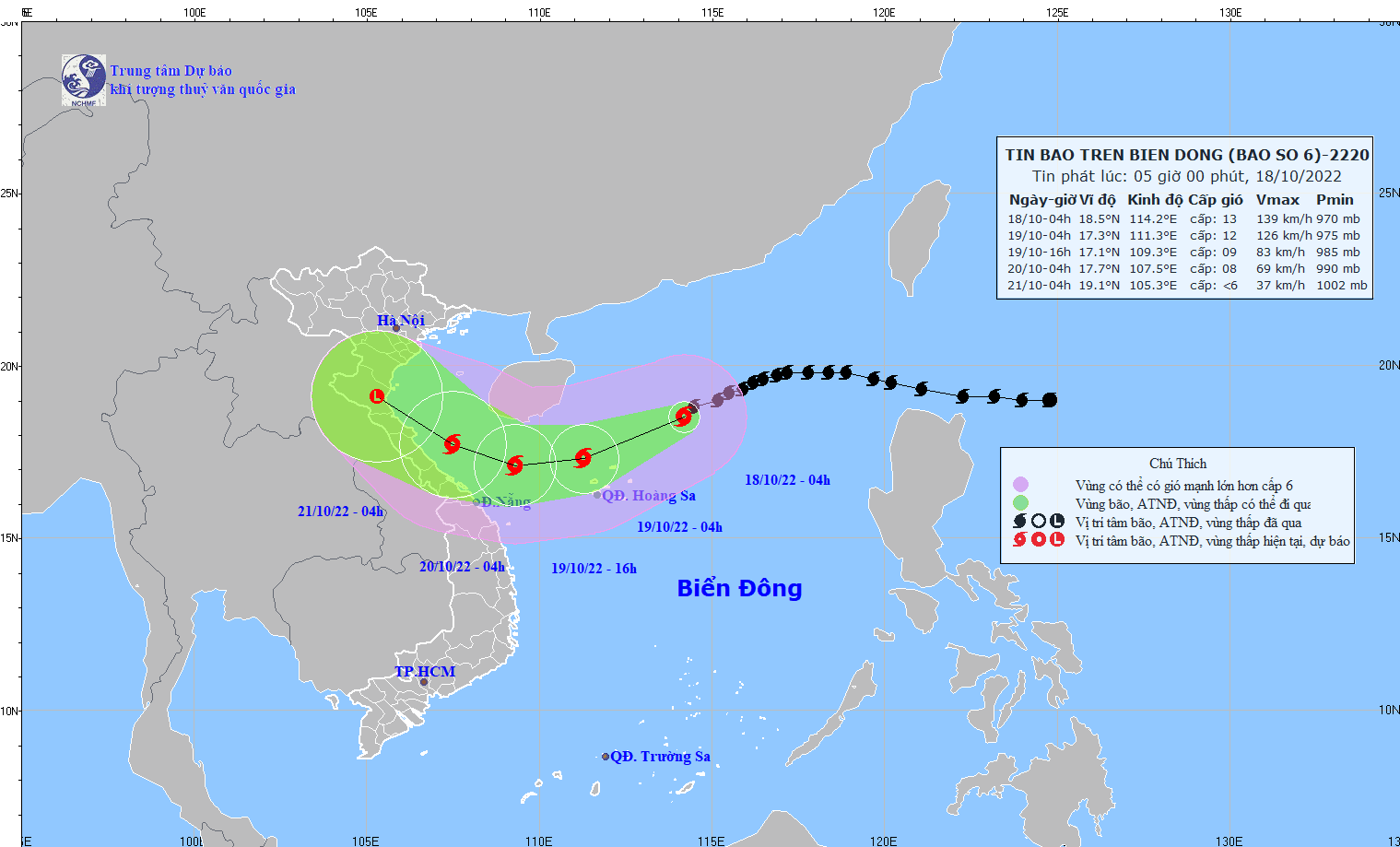 Các tỉnh, thành phố miền Trung chủ động đối phó với cơn bão số 6