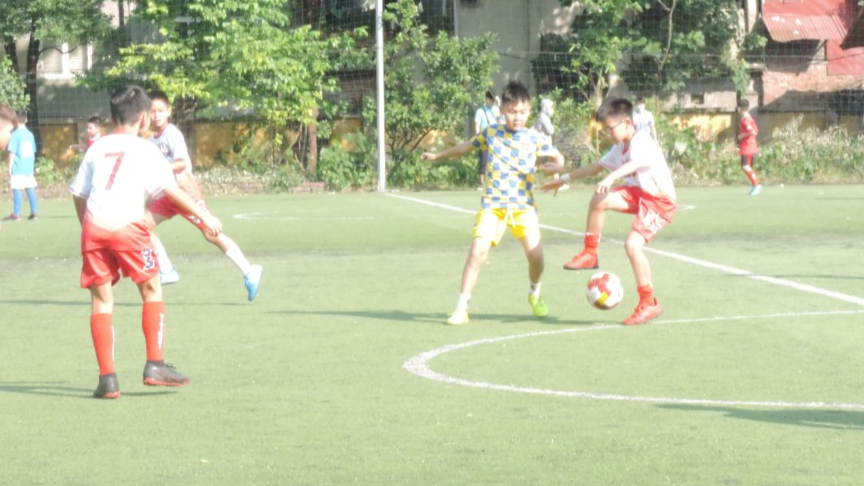 Khai mạc Giải bóng đá thiếu nhi quận Hai Bà Trưng năm 2022