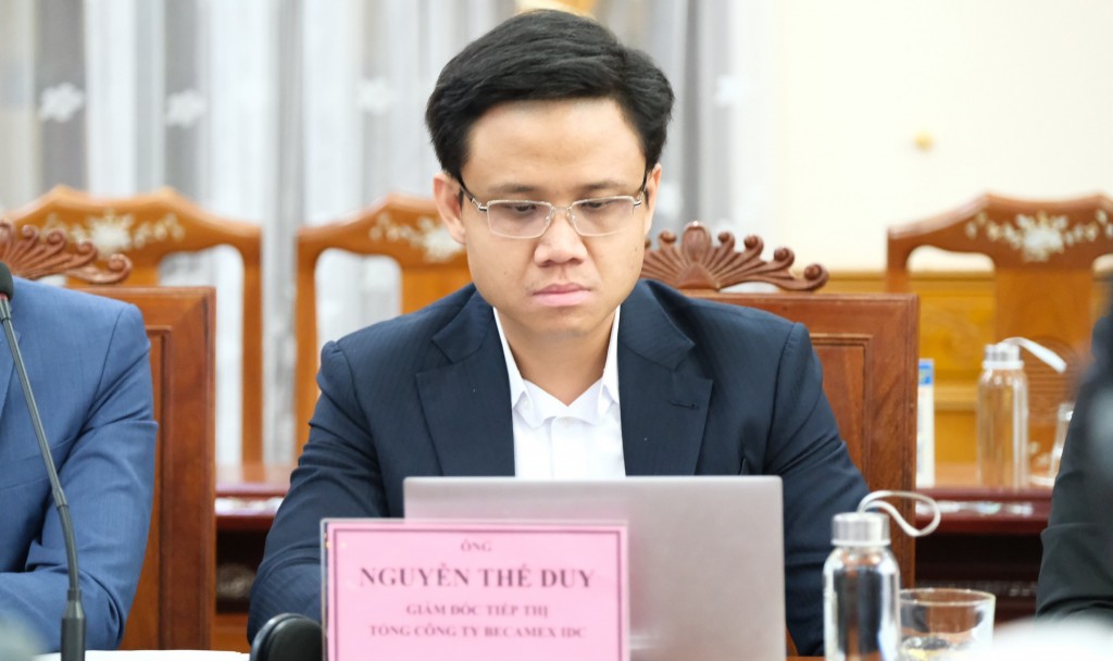 Ông Nguyễn Thế Duy - Giám đốc Tiếp thị Thị trường Tiếng Anh Tổng Công ty Becamex IDC