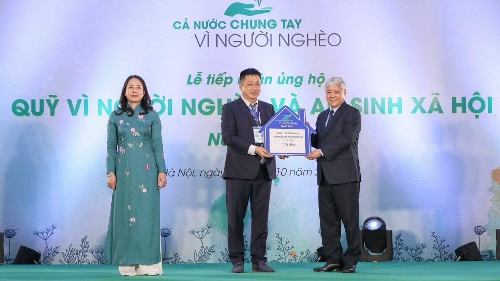 Golf Long Thành dành 10 tỷ đồng tặng Quỹ Vì người nghèo và an sinh xã hội 2022