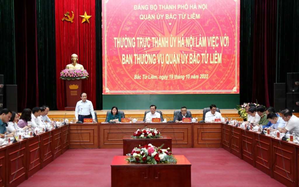 Tập trung phát triển quận Bắc Từ Liêm trở thành đô thị xanh, văn minh, hiện đại