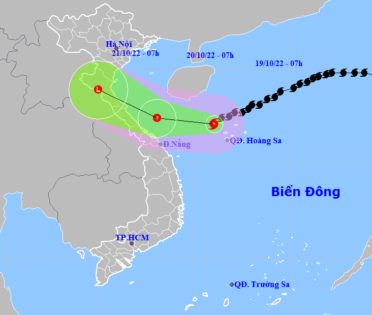 Bão số 6 gây gió mạnh, sóng lớn trên biển, đề phòng lũ quét, sạt lở đất