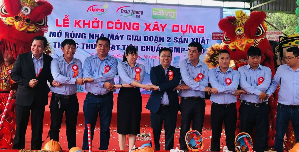 Tập đoàn Toàn Thắng mở rộng nhà máy sản xuất thuốc thú y đạt tiêu chuẩn GMP-WHO