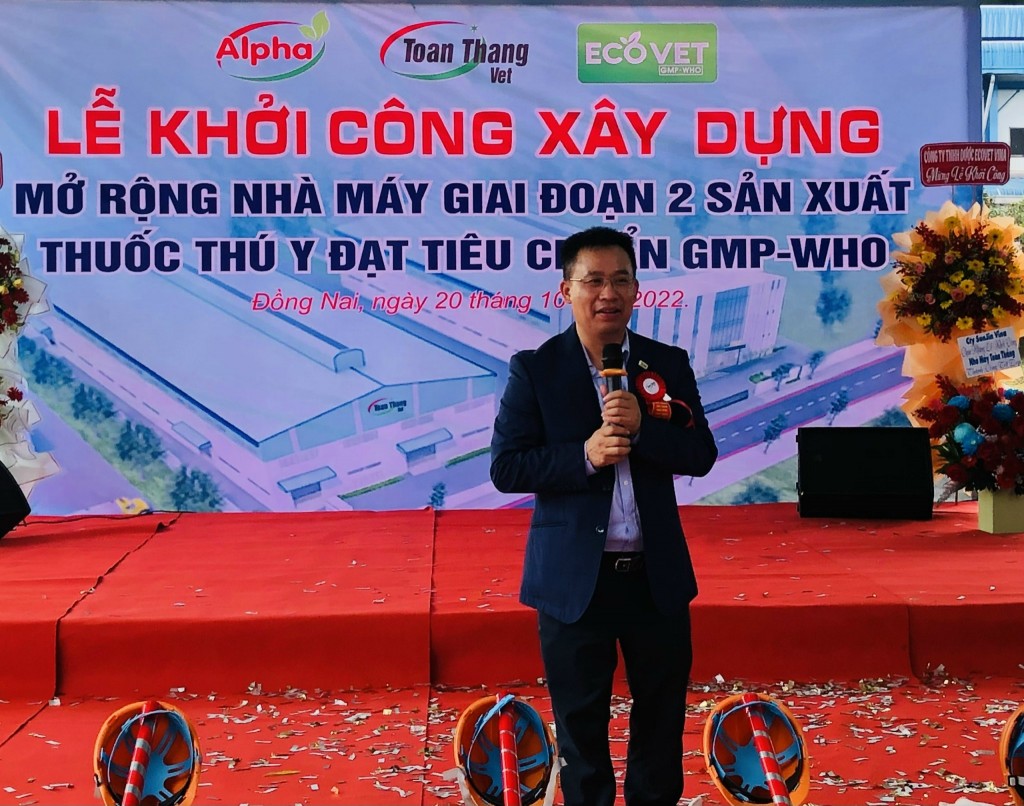 Tập đoàn Toàn Thắng mở rộng nhà máy sản xuất thuốc thú y đạt tiêu chuẩn GMP-WHO