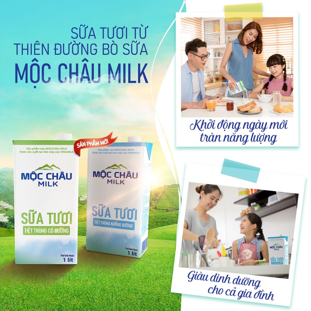 Năm 2022, Mộc Châu Milk ra mắt thị trường nhiều sản phẩm mới như: Sữa tươi tiệt trùng 1 Lít, Sữa tươi Đậu đỏ, Sữa chua uống men sống Yo-Pro