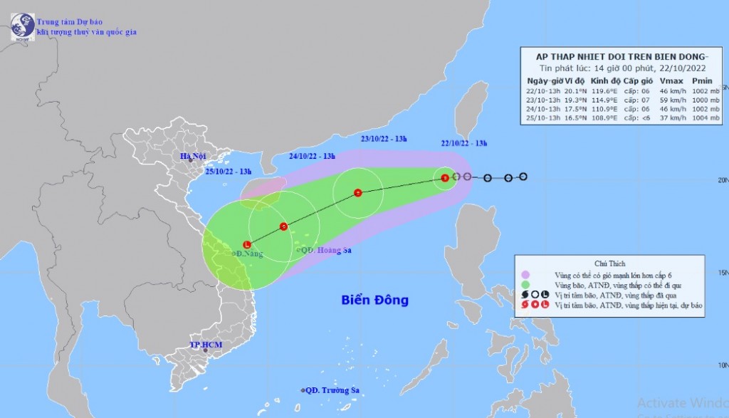 Chủ động ứng phó, giảm thiểu thiệt hại do áp thấp nhiệt đới