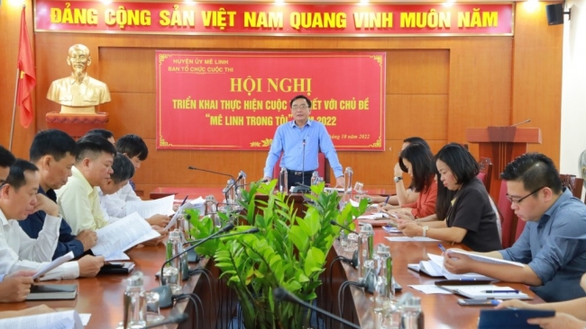 Phát động cuộc thi viết "Mê Linh trong tôi"