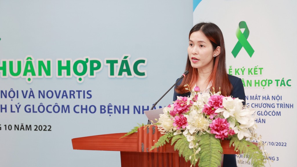 Bệnh viện Mắt Hà Nội và Novartis hợp tác thực hiện chương trình giáo dục về bệnh Glôcôm