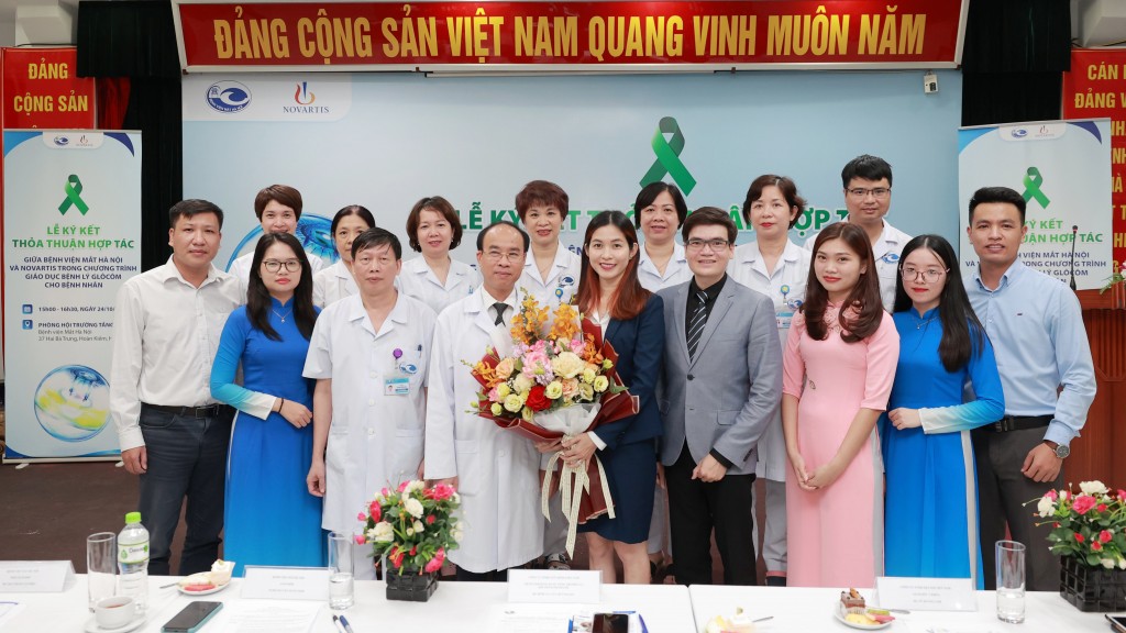 Bệnh viện Mắt Hà Nội và Novartis hợp tác thực hiện chương trình giáo dục về bệnh Glôcôm