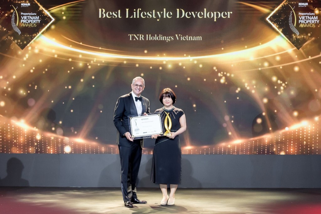 TNR Holdings Vietnam được vinh danh là Nhà phát triển bất động sản phong cách sống tốt nhất (Best Lifestyle Developer) tại Giải thưởng bất động sản Việt Nam ProperyGuru 2022 (PropertyGuru Vietnam Property Awards).