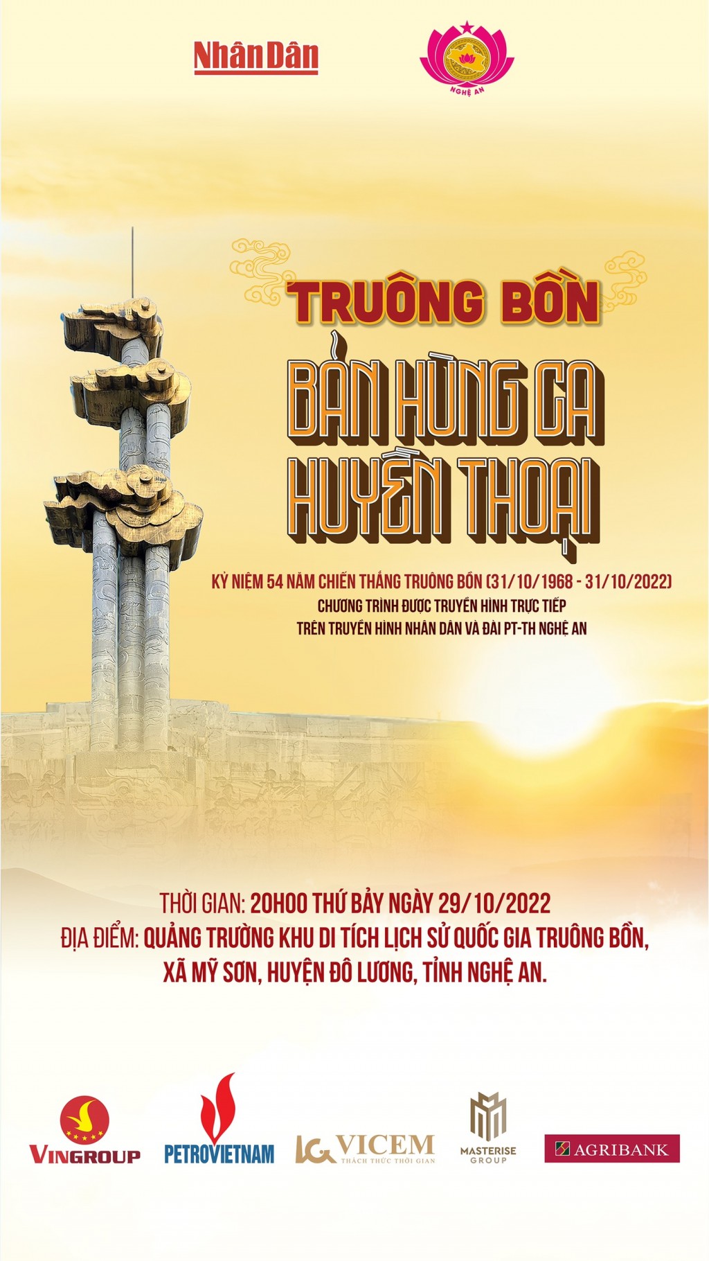 “Truông Bồn - Bản hùng ca huyền thoại”: Biết ơn những hy sinh của một thời hoa lửa