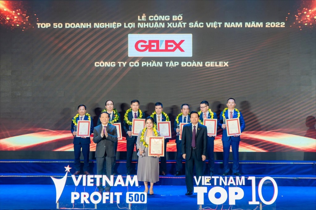 GELEX lọt top 50 Doanh nghiệp lợi nhuận xuất sắc nhất Việt Nam