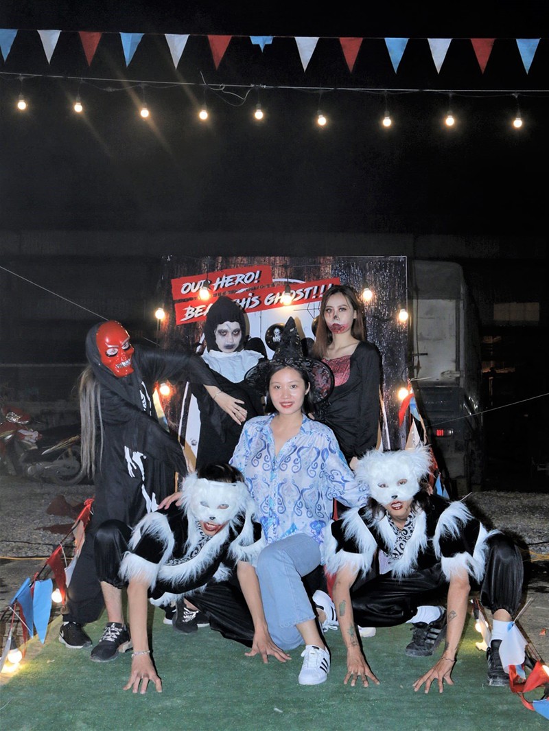 Hình ảnh các bạn trẻ tham dự lễ hội Halloween năm 2020 tại khu đô thị Danko City