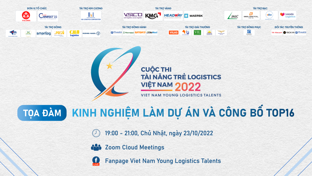 Công bố TOP 16 cuộc thi Tài năng trẻ Logistics Việt Nam