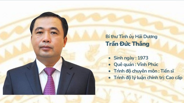 Chân dung tân Bí thư Tỉnh ủy Hải Dương