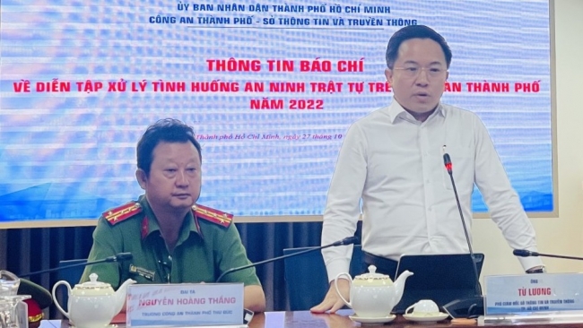 TP Hồ Chí Minh tổ chức diễn tập về tình huống an ninh trật tự trên địa bàn