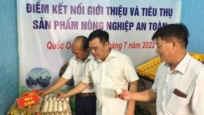 Huyện Quốc Oai phát triển chuỗi kênh tiêu thụ nông sản