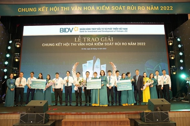 BIDV Hà Nội xuất sắc "rinh" giải Đặc biệt Hội thi Văn hóa kiểm soát rủi ro