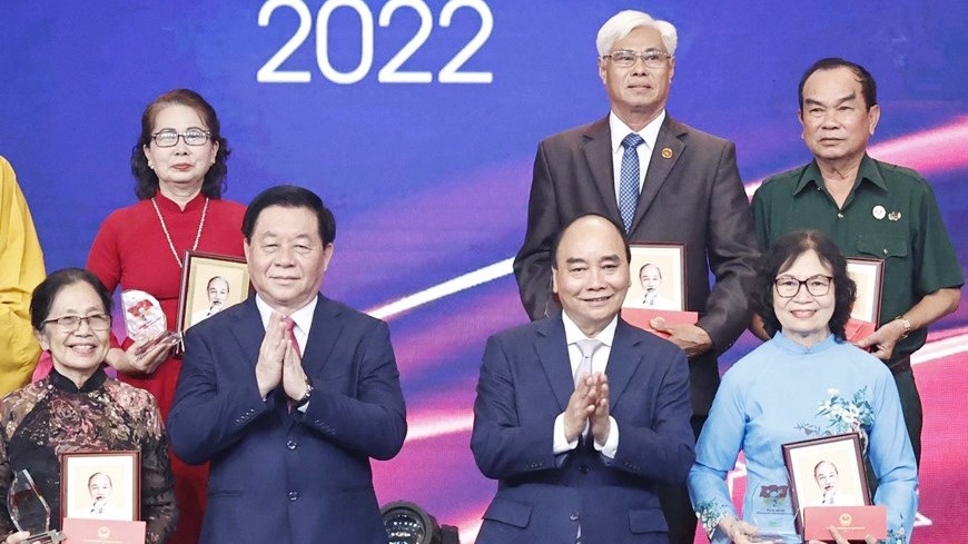 [Photo] Chương trình "Hồ Chí Minh-Hành trình khát vọng 2022" | Âm nhạc | Vietnam+ (VietnamPlus)