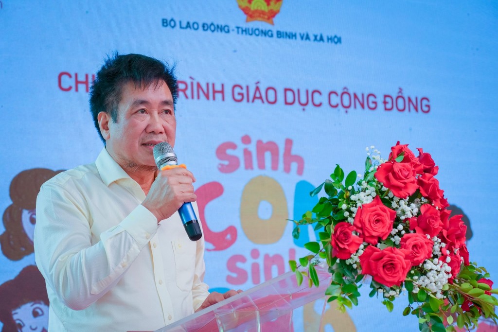 Ông Hoàng Văn Tiến, Giams đốc Quỹ BTTEVN đánh giá cao sự đồng hành của Generali trong các hoạt động hướng tới trẻ em, gia đình Việt Nam