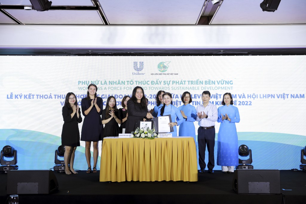 Chương trình hợp tác chiến lược giữa Unilever Việt Nam và Hội Liên hiệp Phụ nữ Việt Nam sẽ kéo dài trong 5 năm (2022 - 2027)