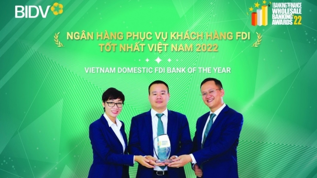 BIDV -  Ngân hàng phục vụ khách hàng FDI tốt nhất Việt Nam năm 2022