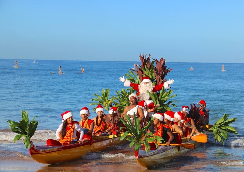 Đón Giáng Sinh độc đáo và vui không tưởng tại Hawaii