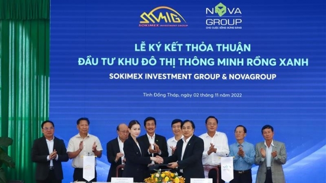 NovaGroup và Sokimex cam kết đầu tư, phát triển dự án khu đô thị BLUE DRAGON