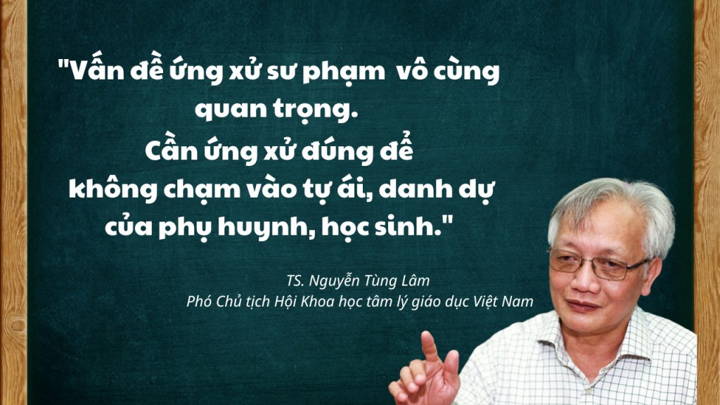 Cách ứng xử sư phạm là vô cùng quan trọng