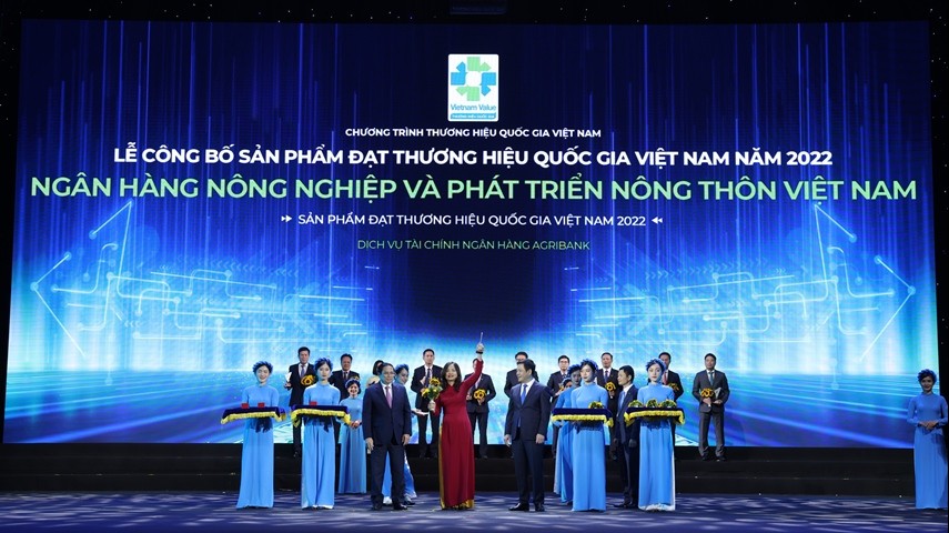 Agribank lần thứ 3 liên tiếp là Thương hiệu Quốc gia Việt Nam
