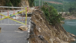 Đà Nẵng: Dự án đường ven sông Cu Đê hơn 700 tỷ đồng bị sụt lún sau mưa